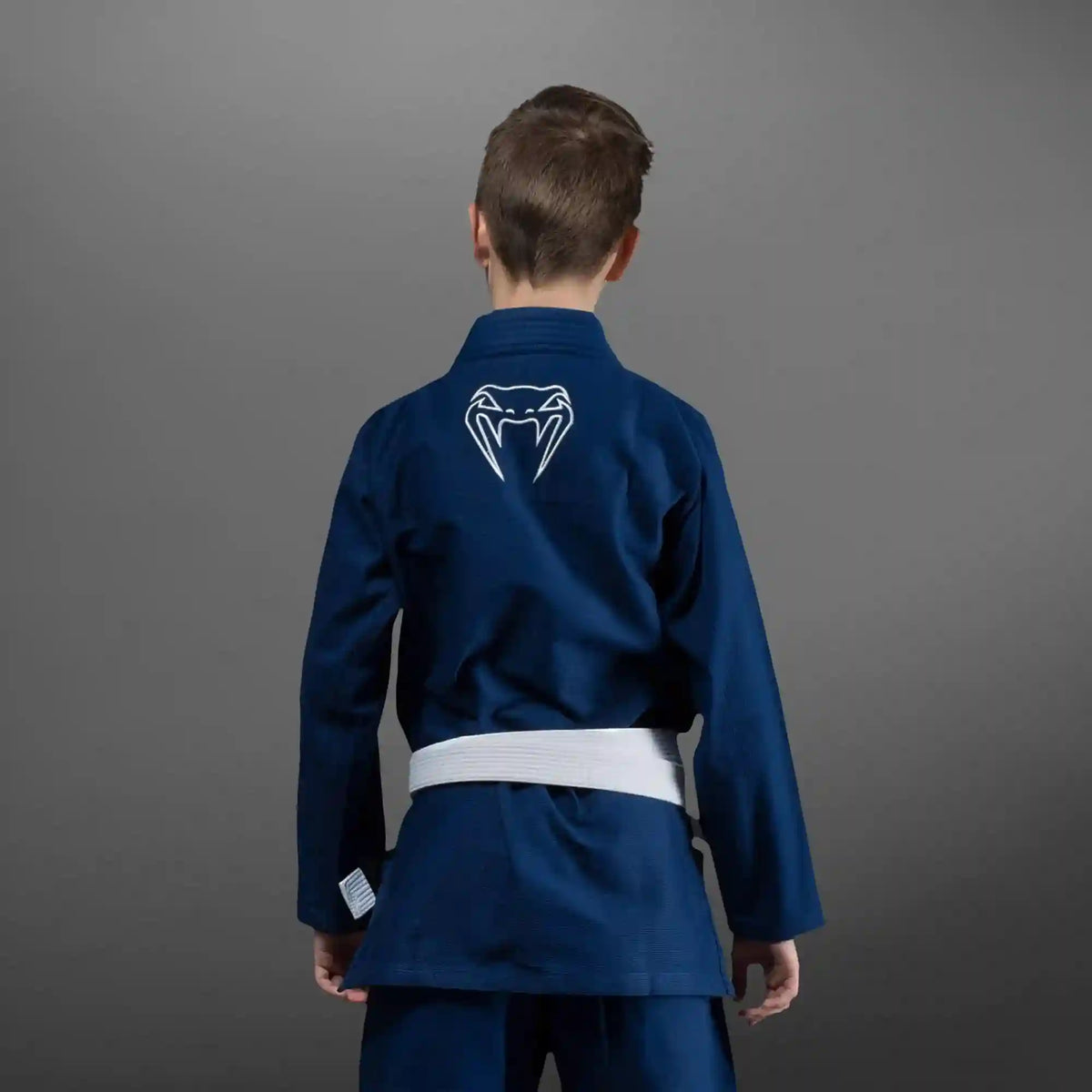 Venum Contender Kids BJJ Gi (Free white belt included) - Navy blue