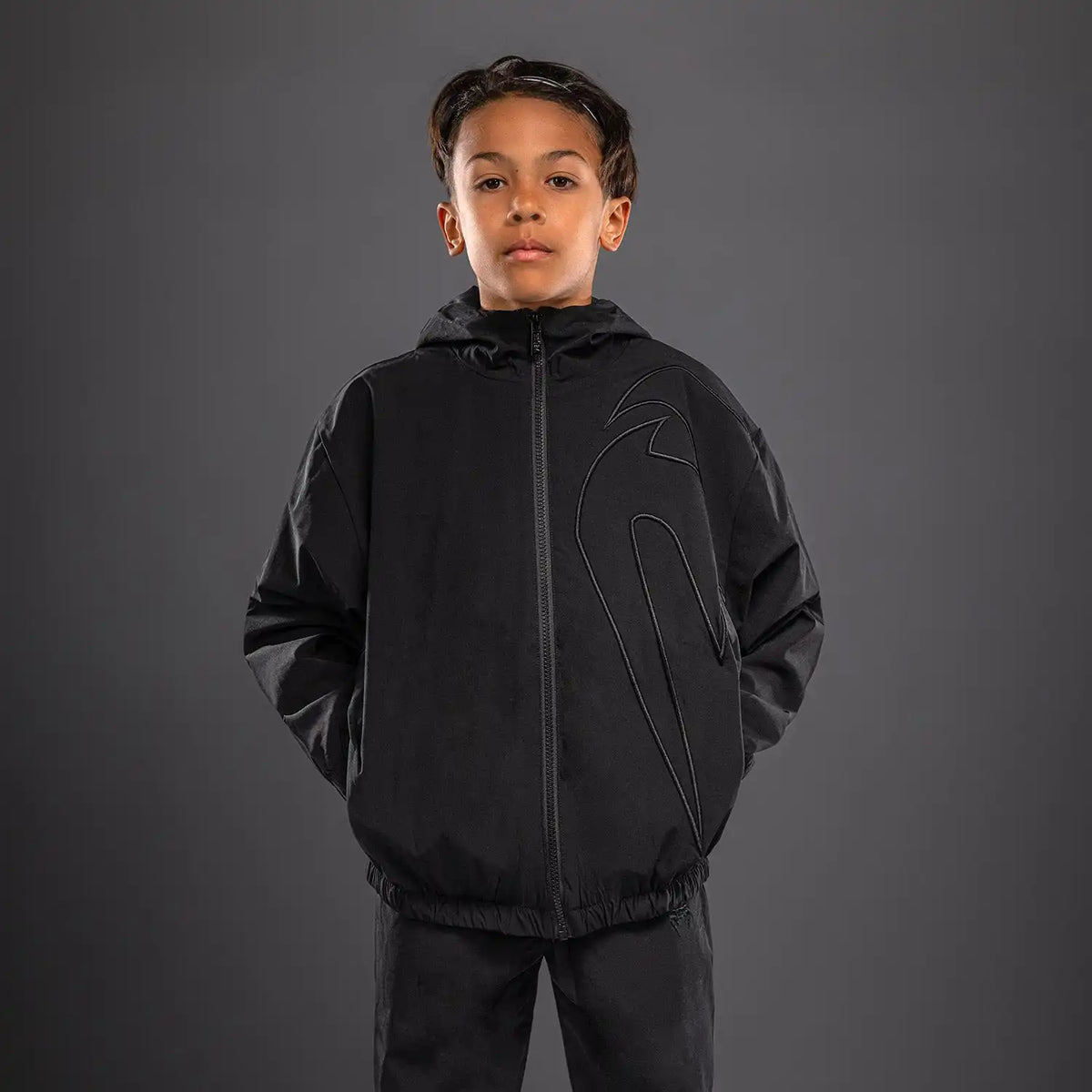 Venum Giant 3D Kids Track Jacket - Black