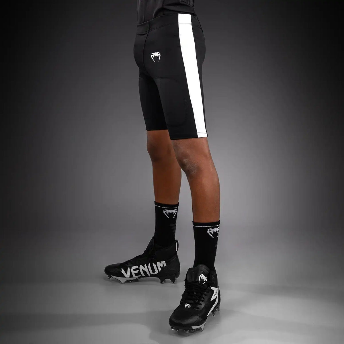 Venum Elite Kids Personalized Football Compression Shorts - Black