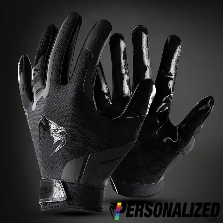 Venum Elite Personalized Football Gloves - Black/Black