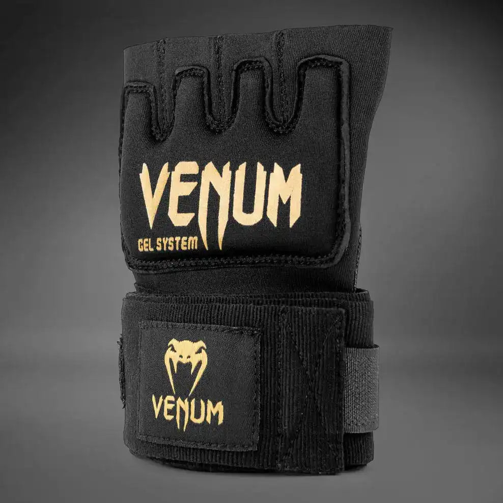 Venum Kontact Gel Glove Wraps - Black/Gold