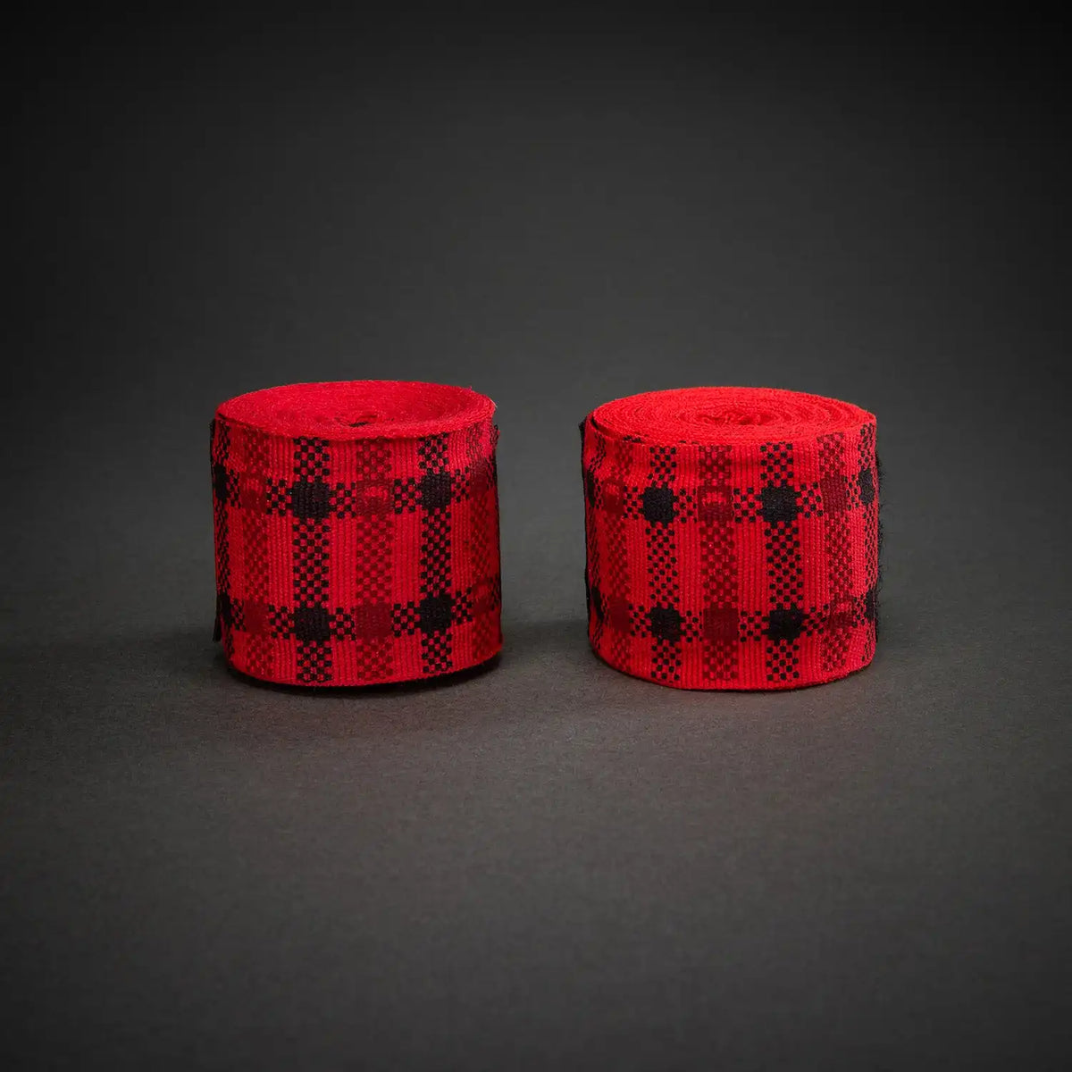 Venum Kontact Evo Tartan Handwraps - Fury Red