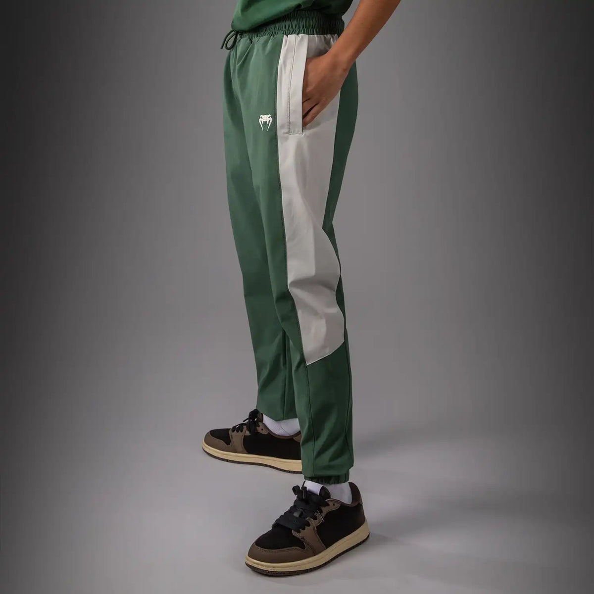 Venum Vectra Kids Joggers - Forest Green/ Off White
