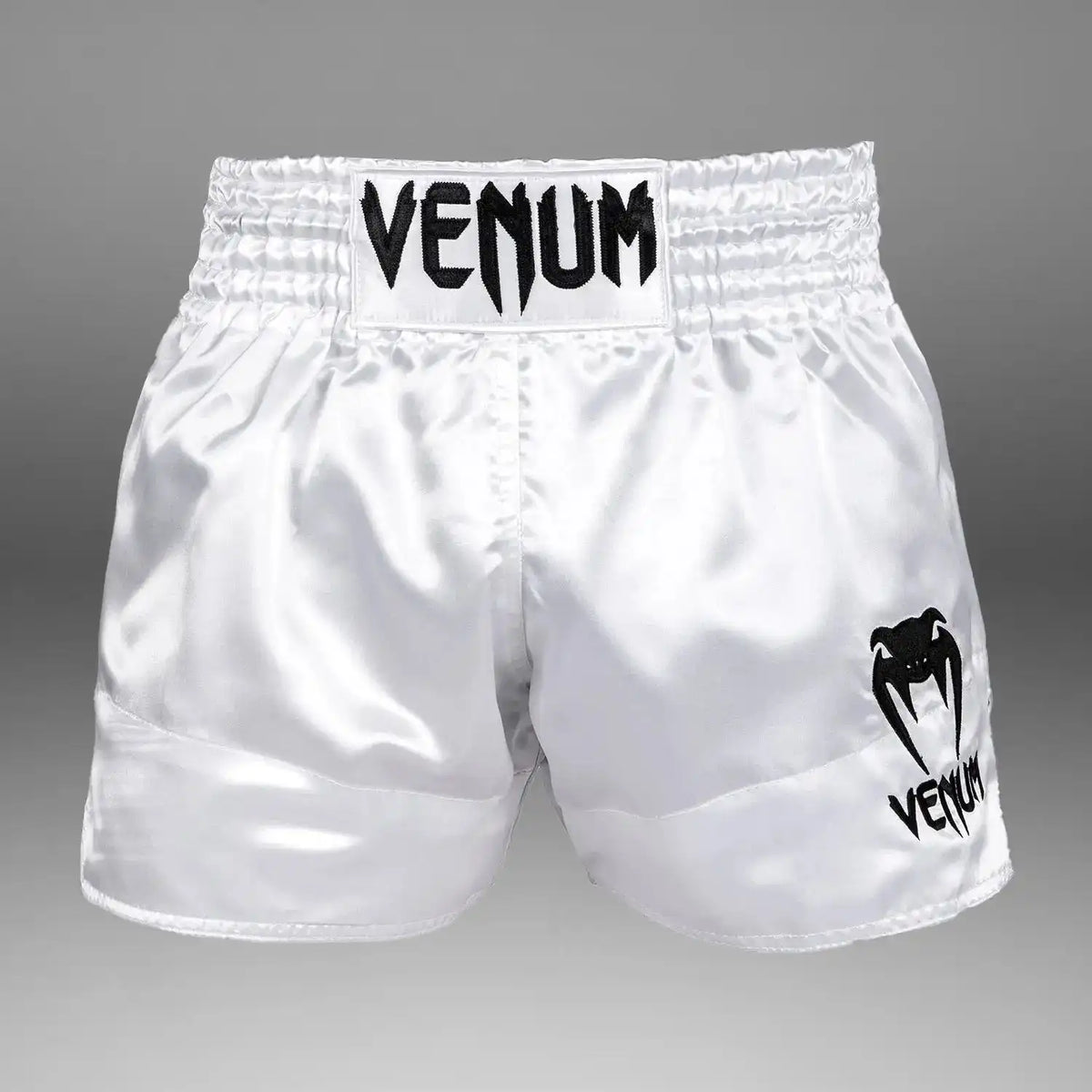 Venum Classic Muay Thai Shorts - White/Black