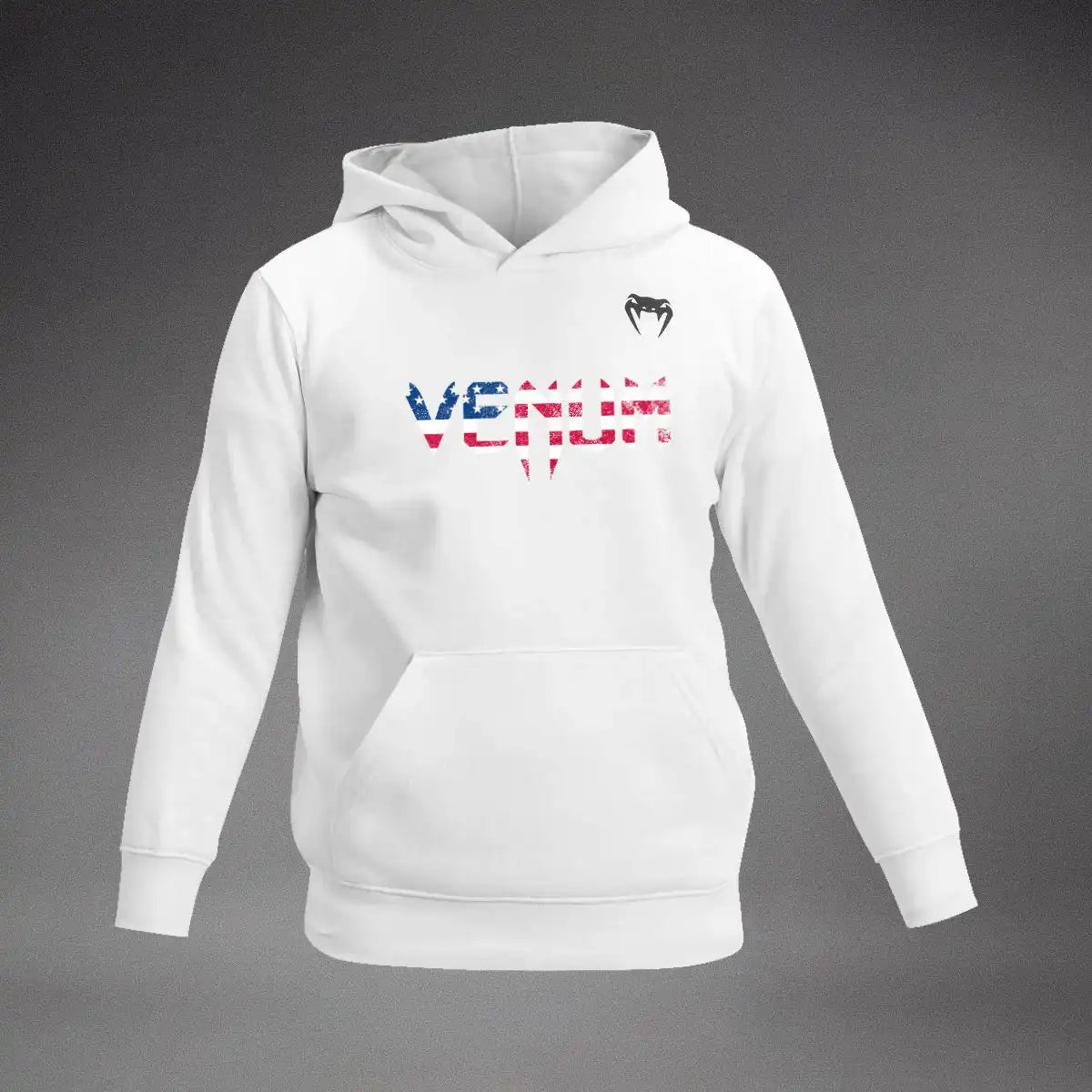 Venum Classic USA Kids Hoodie - White/Black