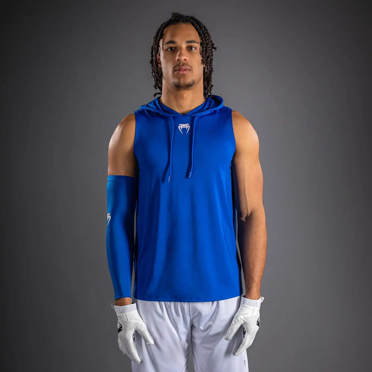 Venum Elite Sleeveless Dry-Tech Hoodie - Royal Blue