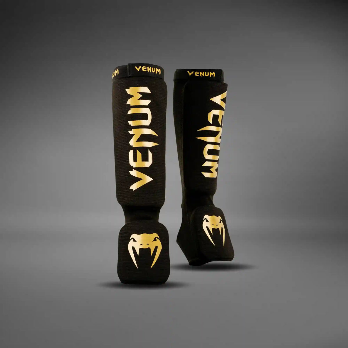 Venum Kontact Shin Guards - Black/Gold