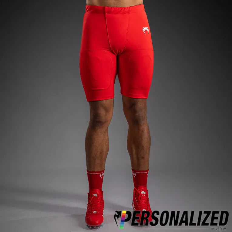 Venum Elite Personalized Football Compression Shorts - Red