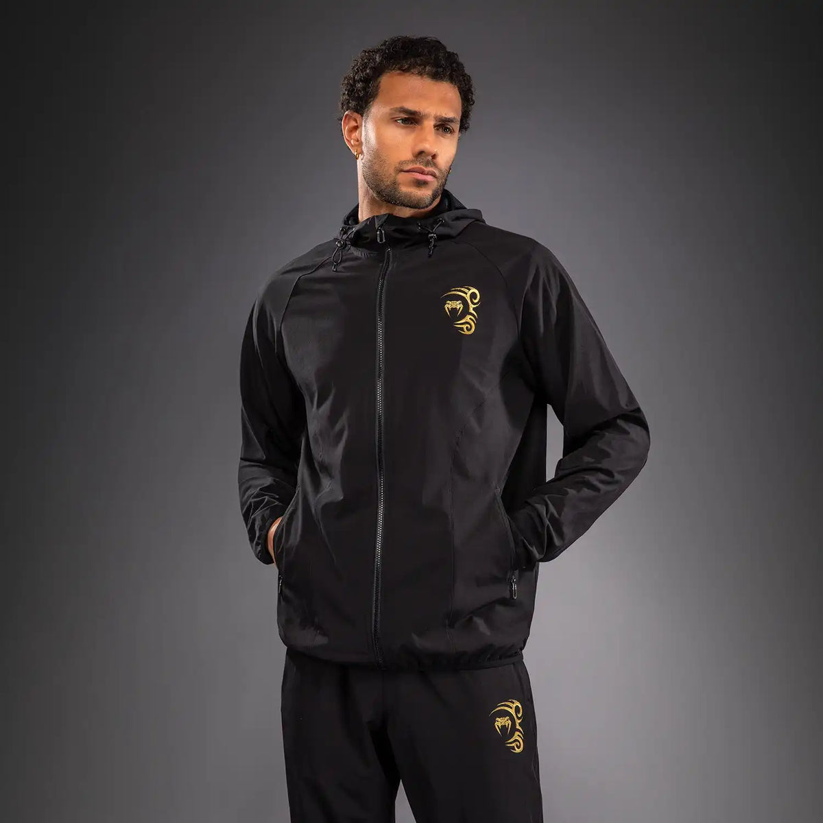 Venum x Mike Tyson Tiger Track Jacket - Black/Gold