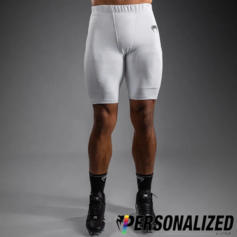 Venum Elite Personalized Football Compression Shorts - White