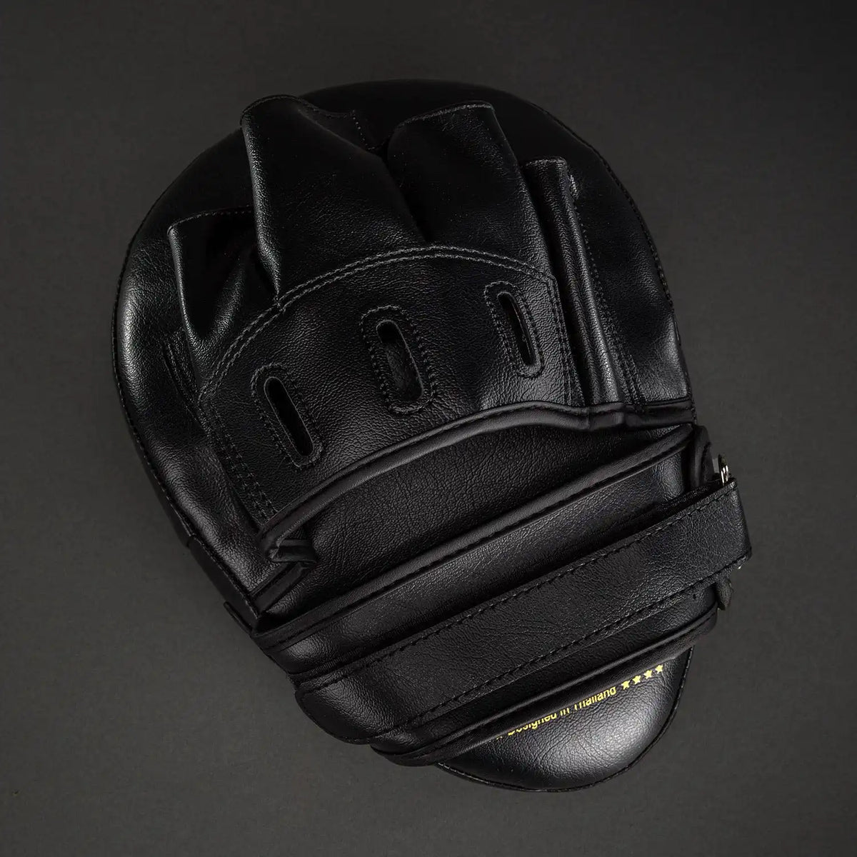 Venum Light Focus Mitts - Black/Gold (Pair)