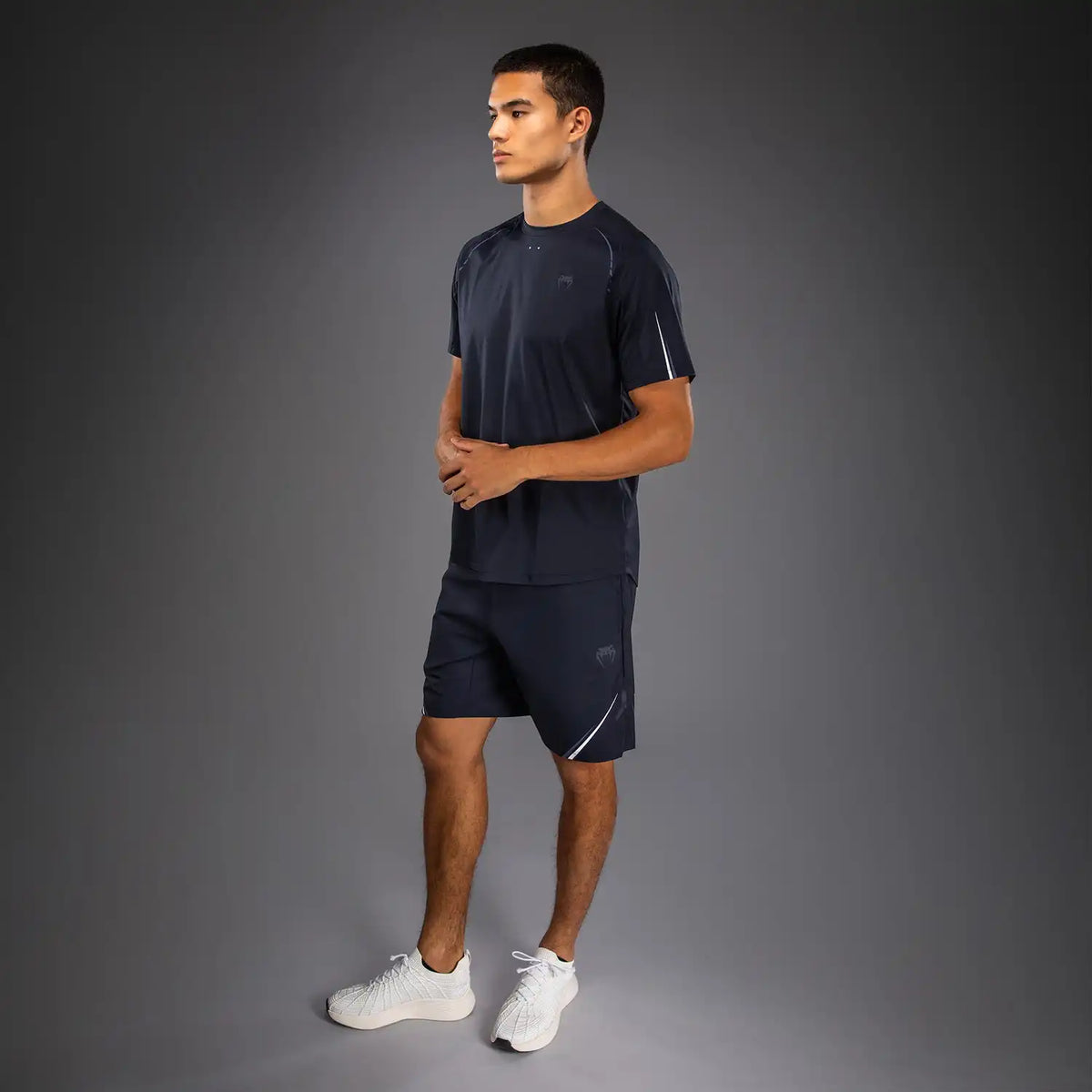 Venum G-Core Dry Tech T-Shirt - Navy Blue/White