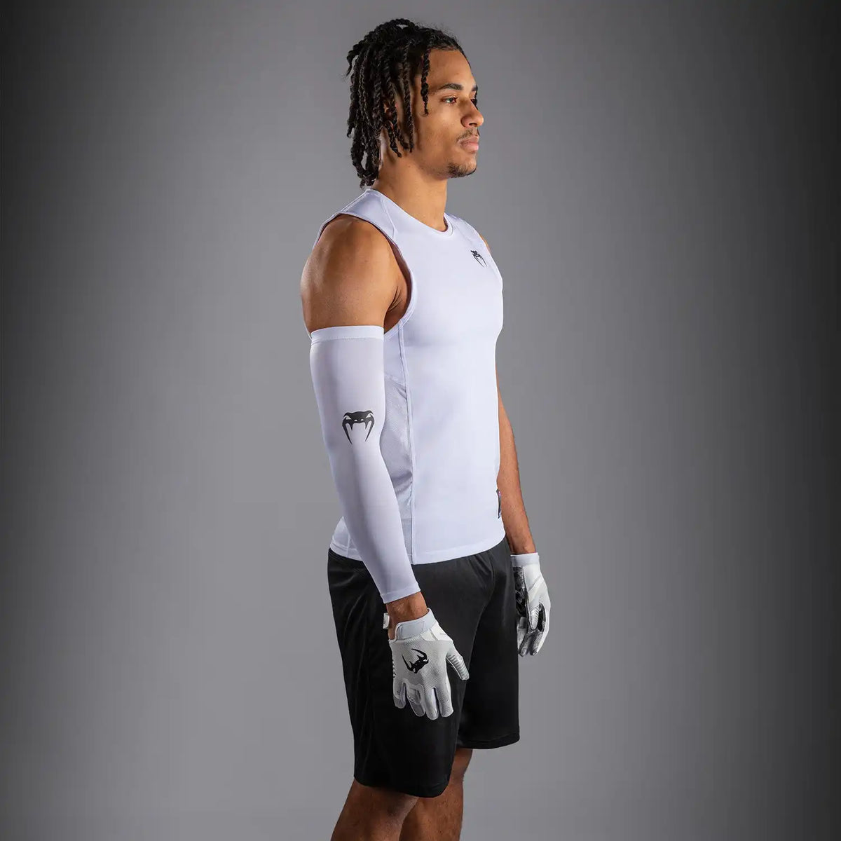 Venum Elite Personalized Football Sleeveless Compression Jersey - White