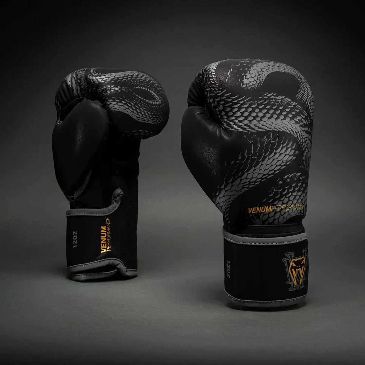 Venum Matupa Boxing Gloves - Black/Grey/Gold