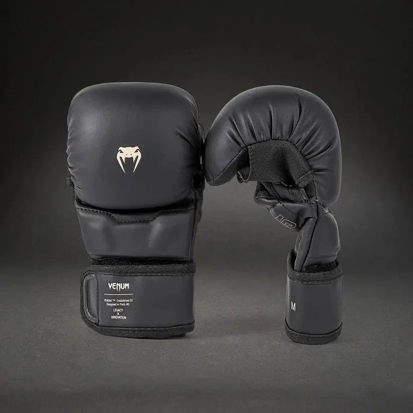 Venum Impact Evo Sparring MMA Gloves - Black