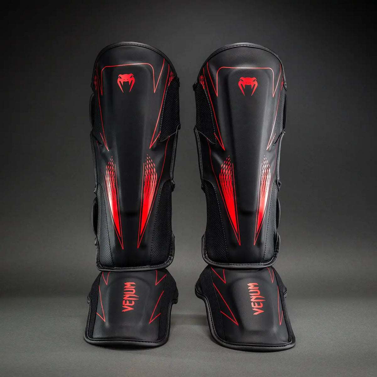 Venum Amazonia Reborn Shin Guards - Black/Red