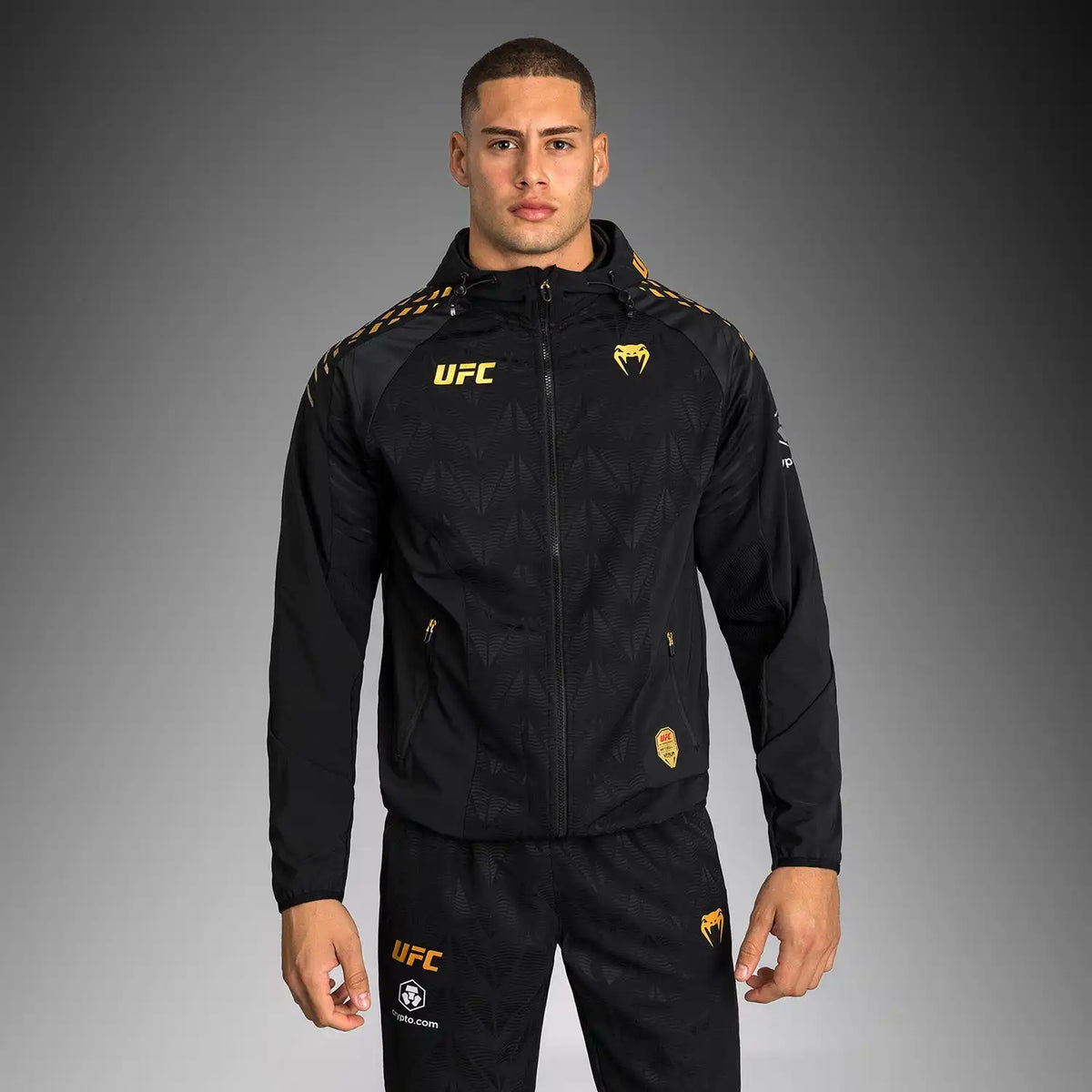 Men’s UFC Zenith by Venum Champion Authentic Fight Night Walkout Hoodie Personalized