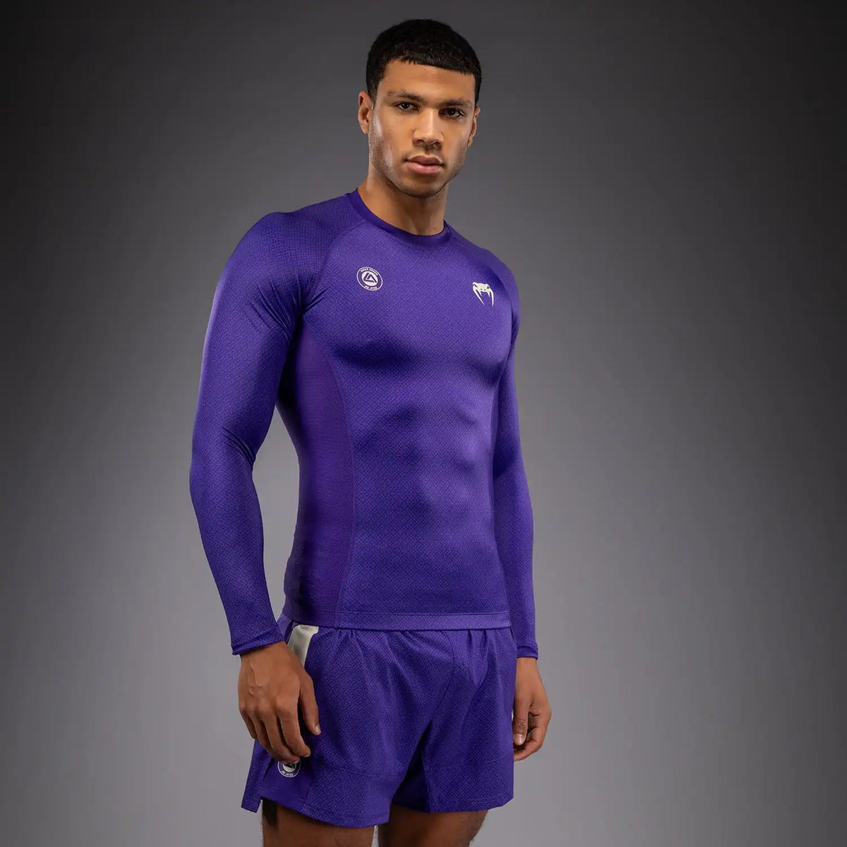 Venum x Roger Gracie Academy Long Sleeve Rashguard - Purple