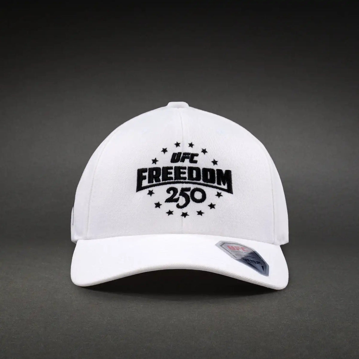 Official UFC Freedom 250 Personalized Authentic Fight Night Cap - White/Black