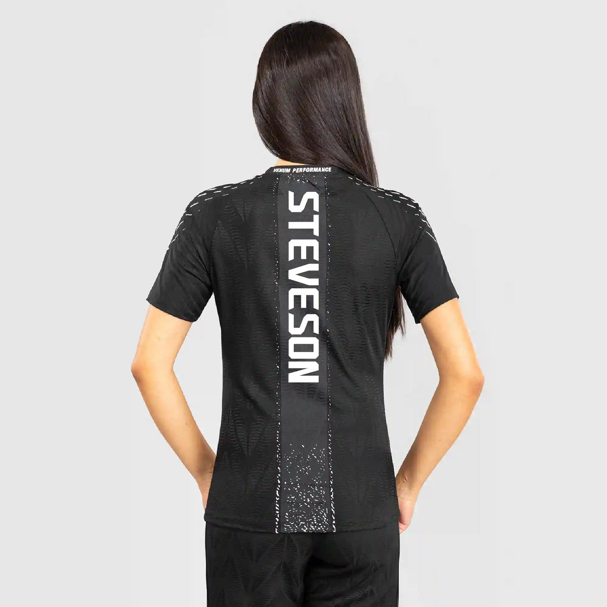 Women's UFC Zenith by Venum Black Authentic Fight Night Walkout Jersey - Steveson
