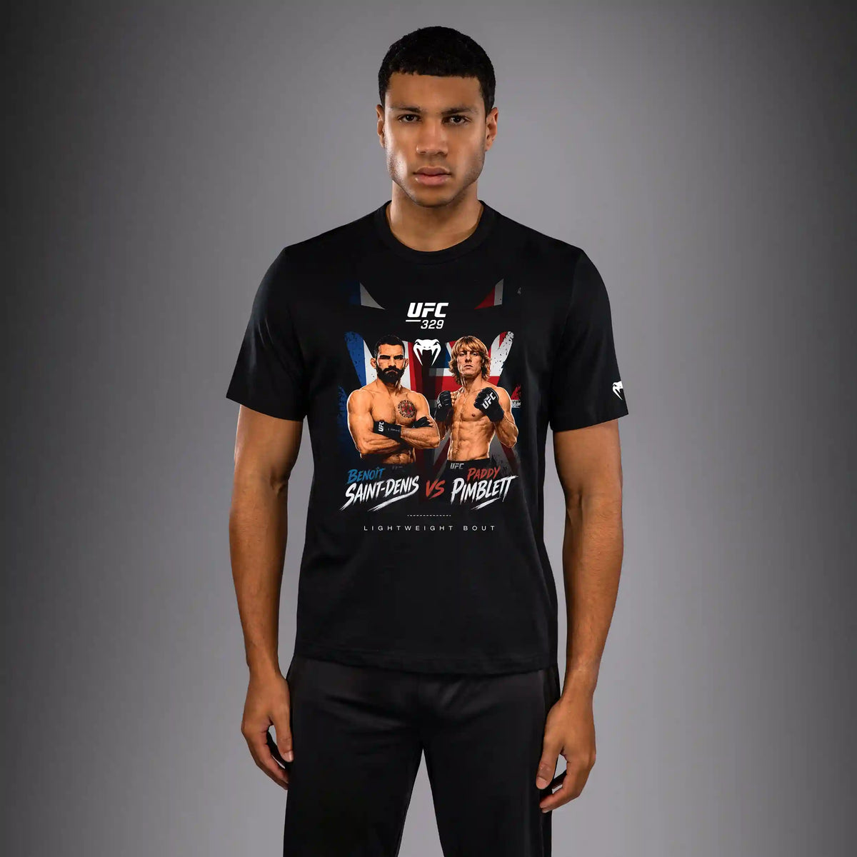 Venum UFC 329 Main Event T-shirt - Benoît Saint-Denis vs Paddy Pimblett