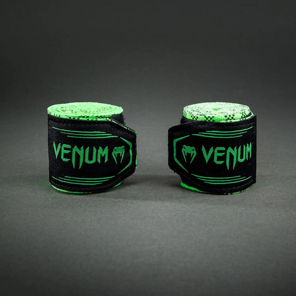 Venum Kontact Evo Tartan Handwraps - Neon Green