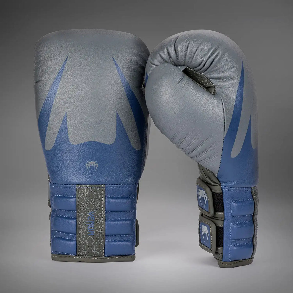 Venum Reverso Boxing Gloves - Storm Grey/Royal Blue