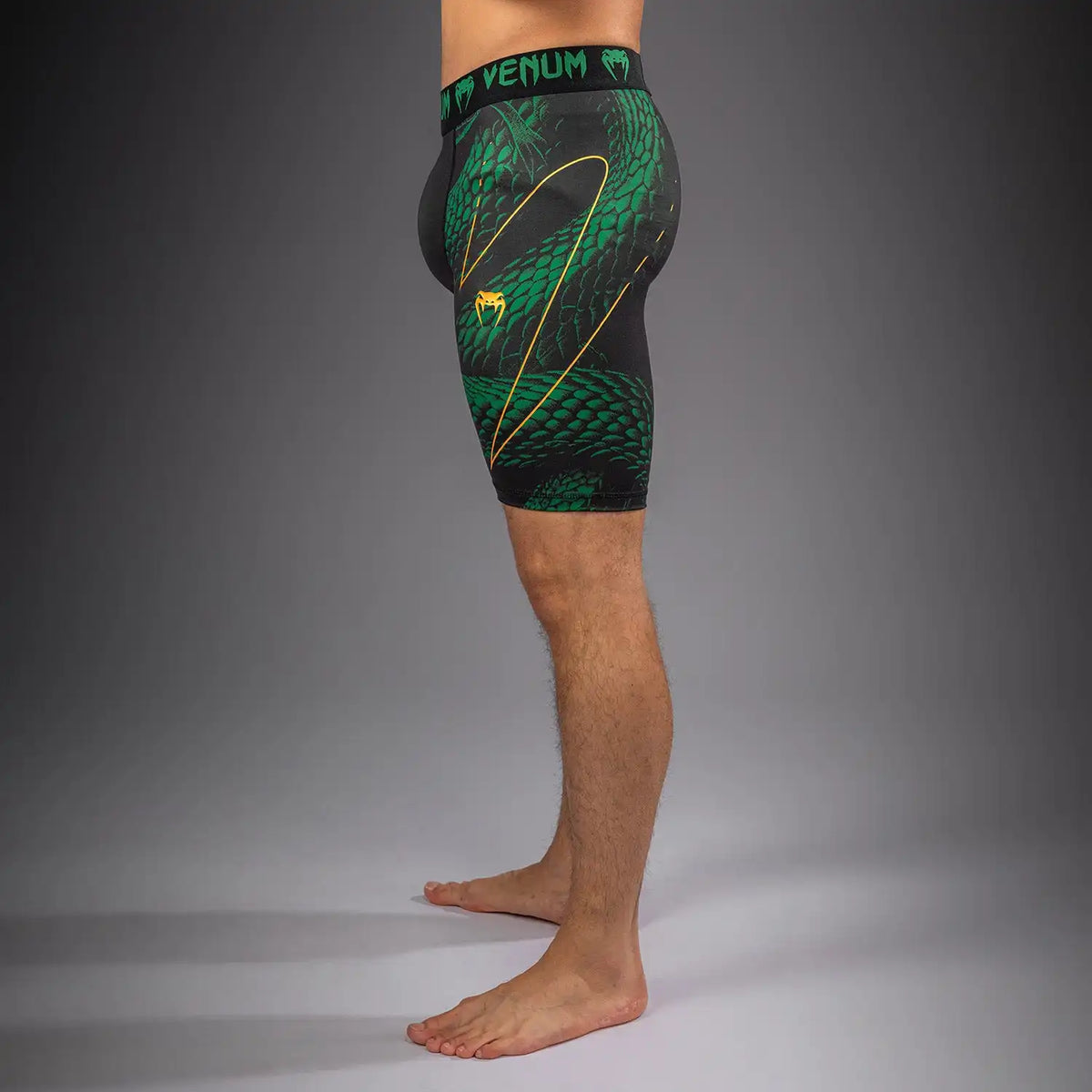 Venum Matupa Vale Tudo Shorts - Black/Green/Gold