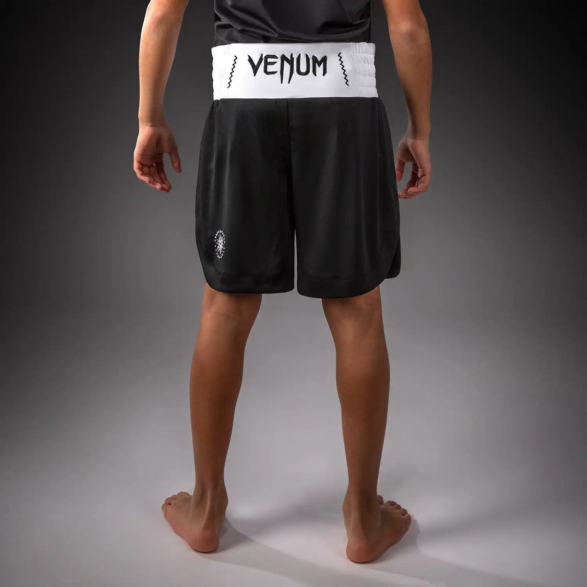 Venum Classic Youth Boxing Shorts - Black/White