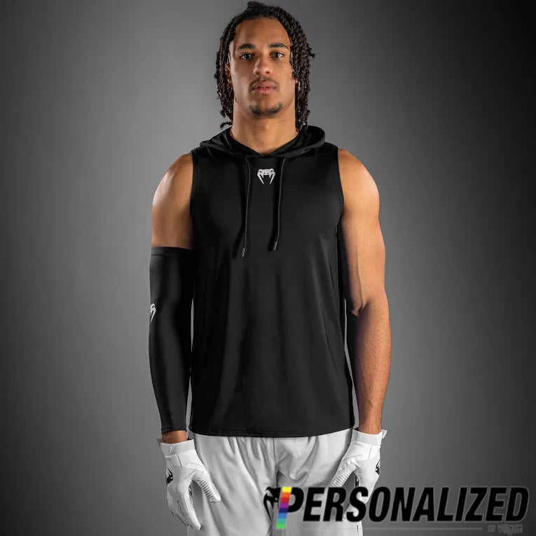 Venum Elite Personalized Sleeveless Dry-Tech Hoodie - Black