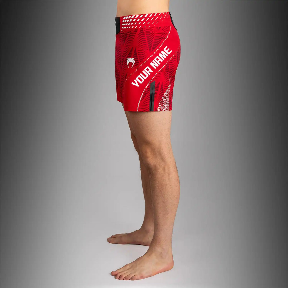 Men's UFC Zenith by Venum Red Authentic Fight Night Short Fit Fight Short Personalized
