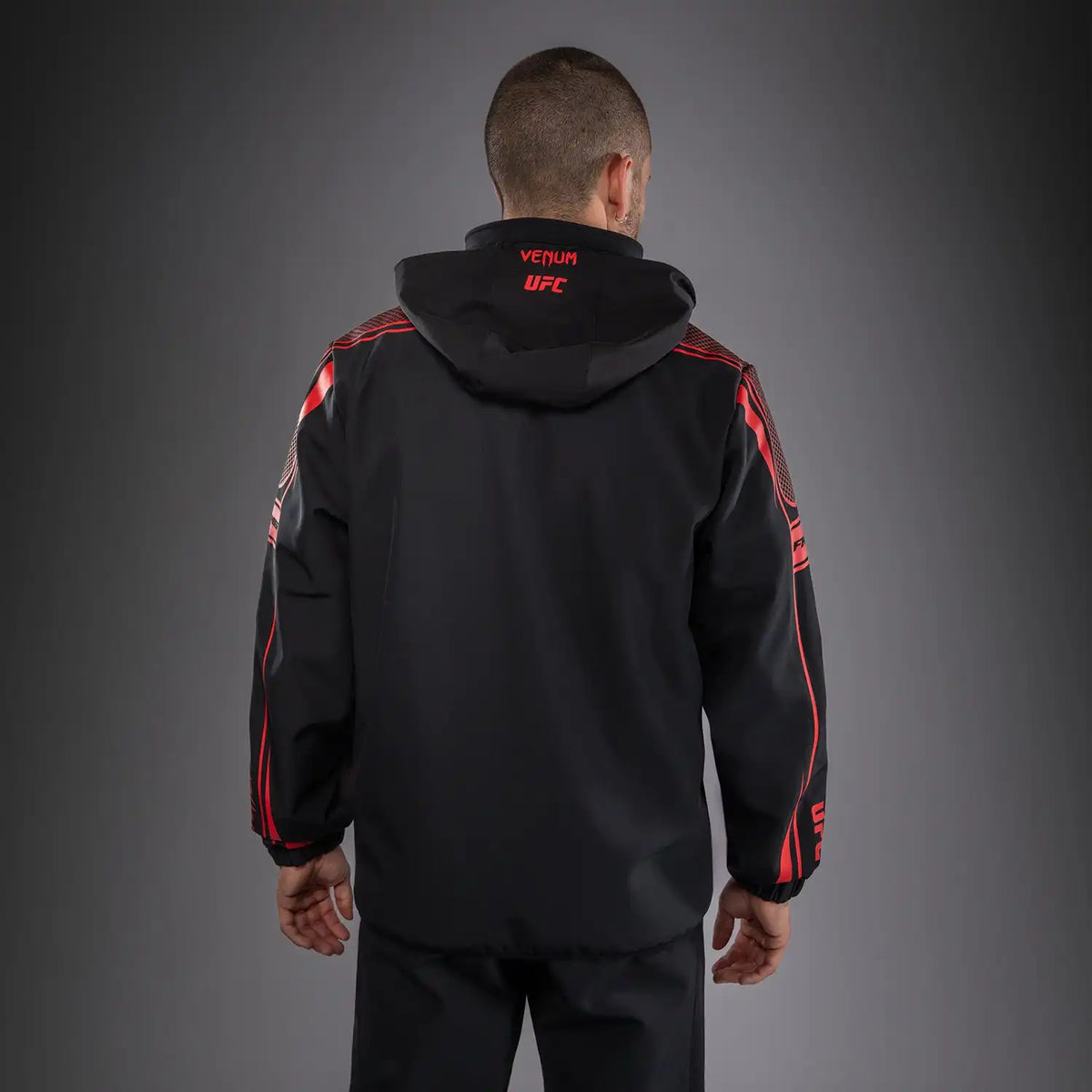 Venum UFC Unity by Venum Authentic Fight Week Men's Zip Hoodie - Black