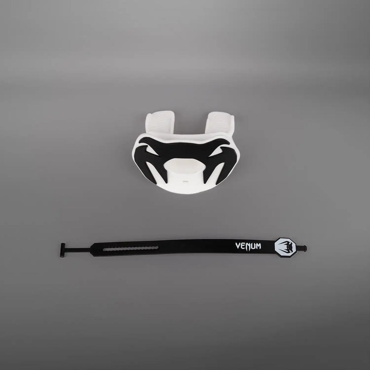 Venum Elite Lip Protector Mouthguard Logo Edition - White/Black