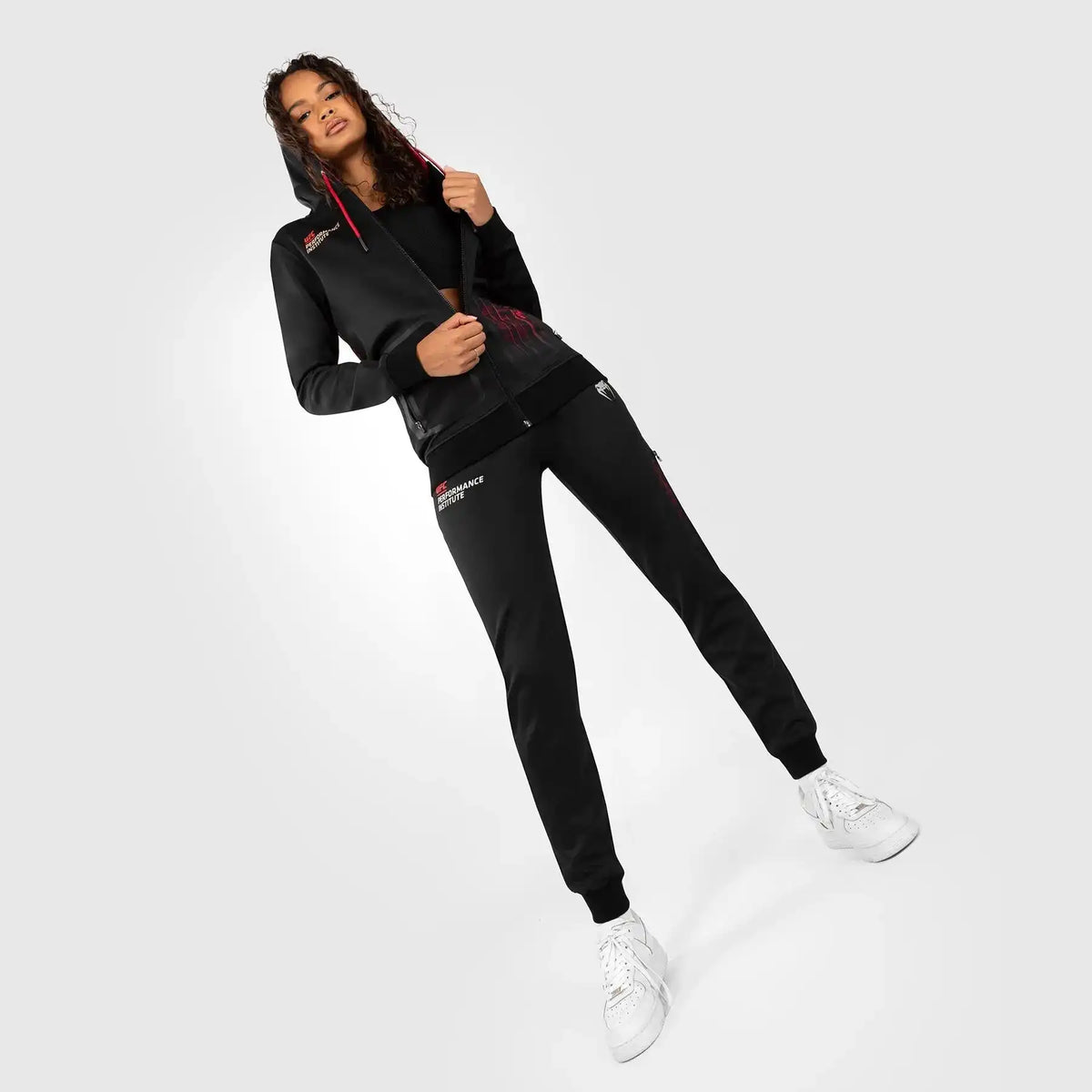 UFC Venum Performance Institute 2.0 Women’s Zip Hoodie - Black/Red
