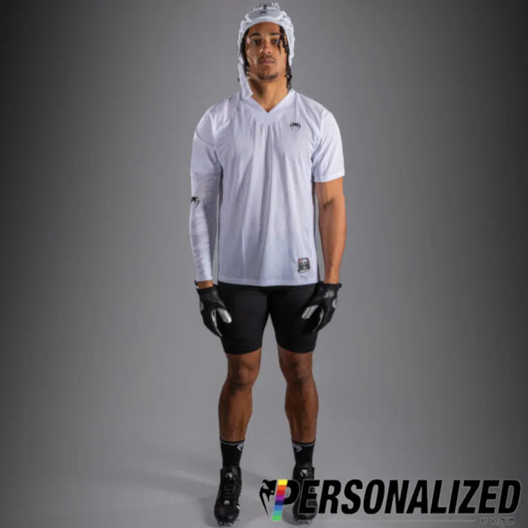 Venum Elite Personalized Football Short Sleeve Jersey - White