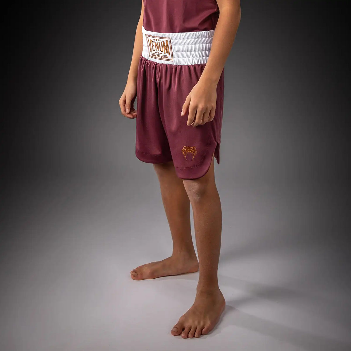 Venum Classic Youth Boxing Shorts - Burgundy