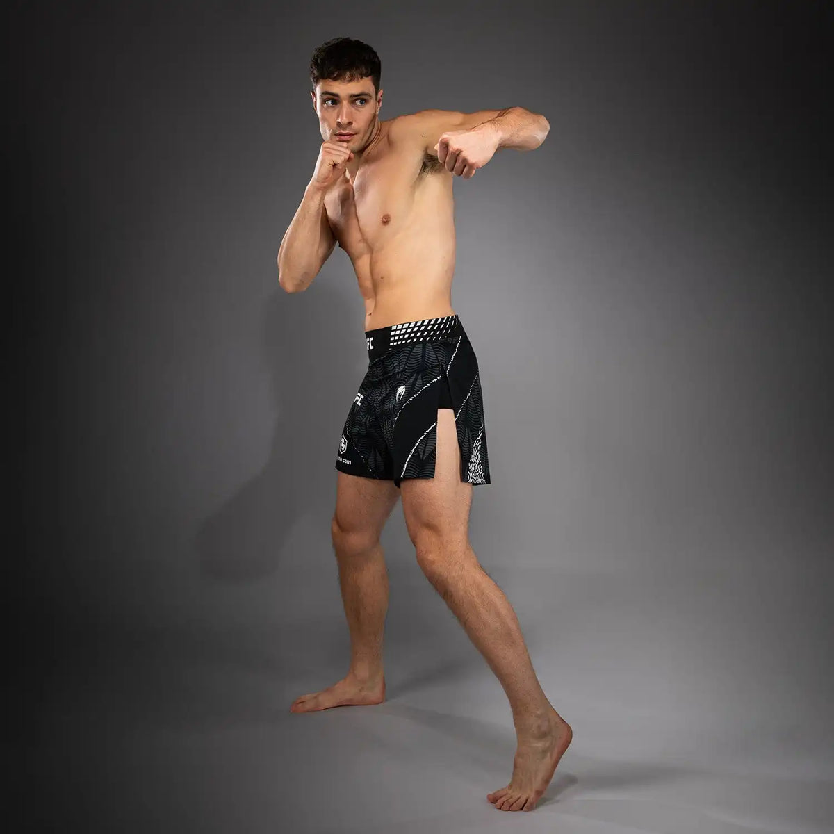 Men's UFC Zenith by Venum Black Authentic Fight Night Gladiator Fight Short Personalized