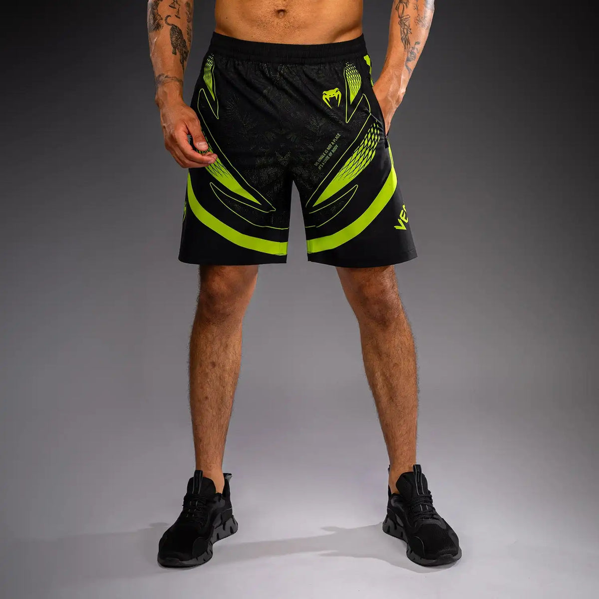 Venum Amazonia Reborn Training Shorts - Black/Green
