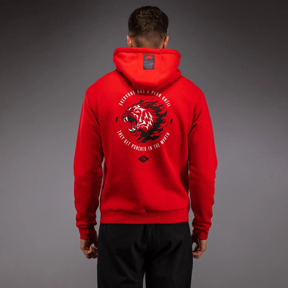 Venum x Mike Tyson Tiger Hoodie - Intense Red/Deep Black