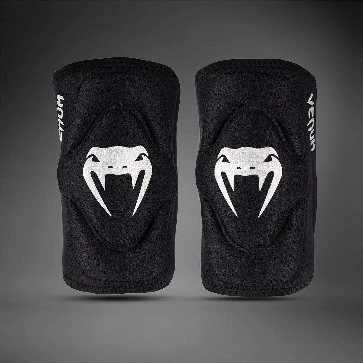 Venum Gel Kontact Knee Pads - Black/Silver