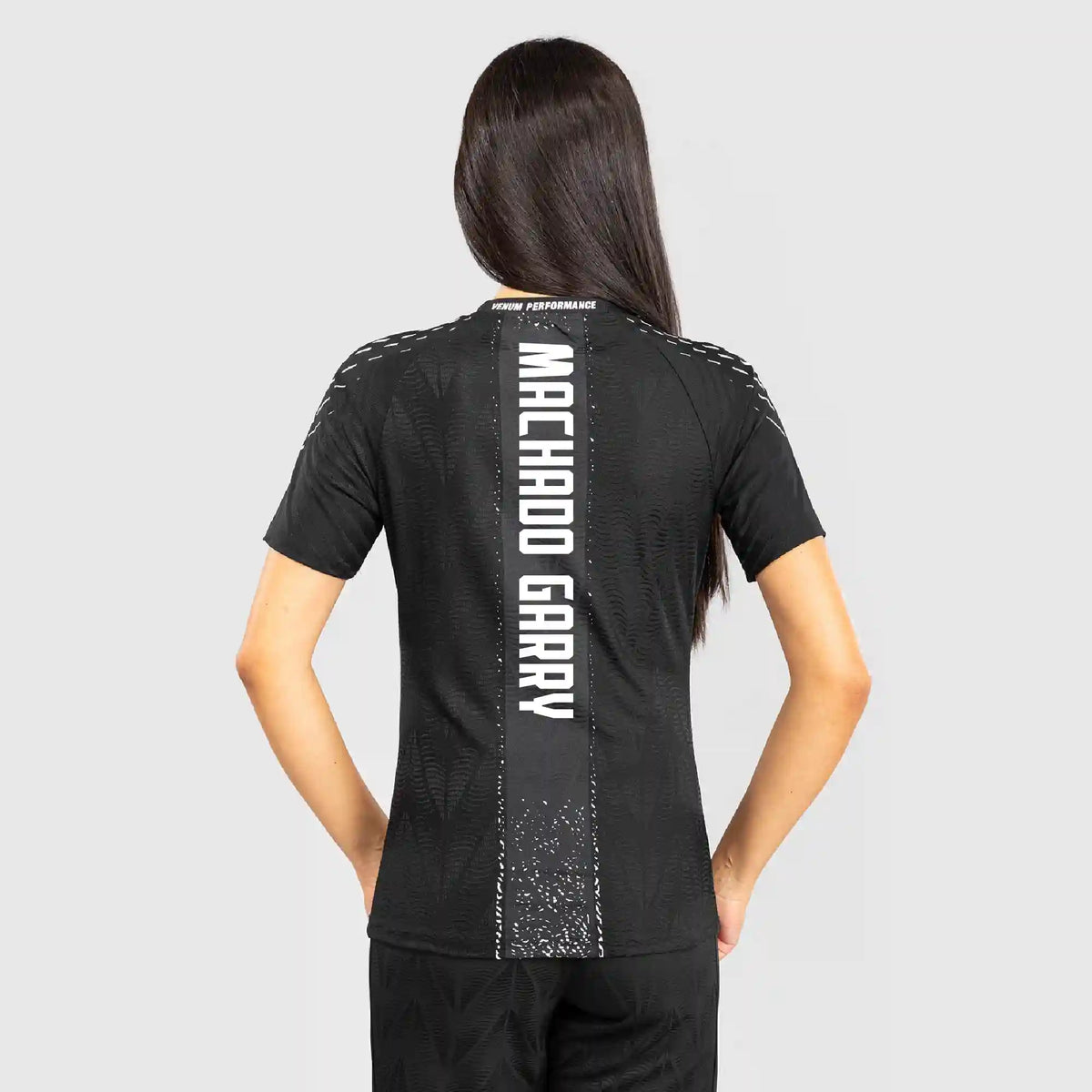 Women's UFC Zenith by Venum Black Authentic Fight Night Walkout Jersey Personalized - Garry