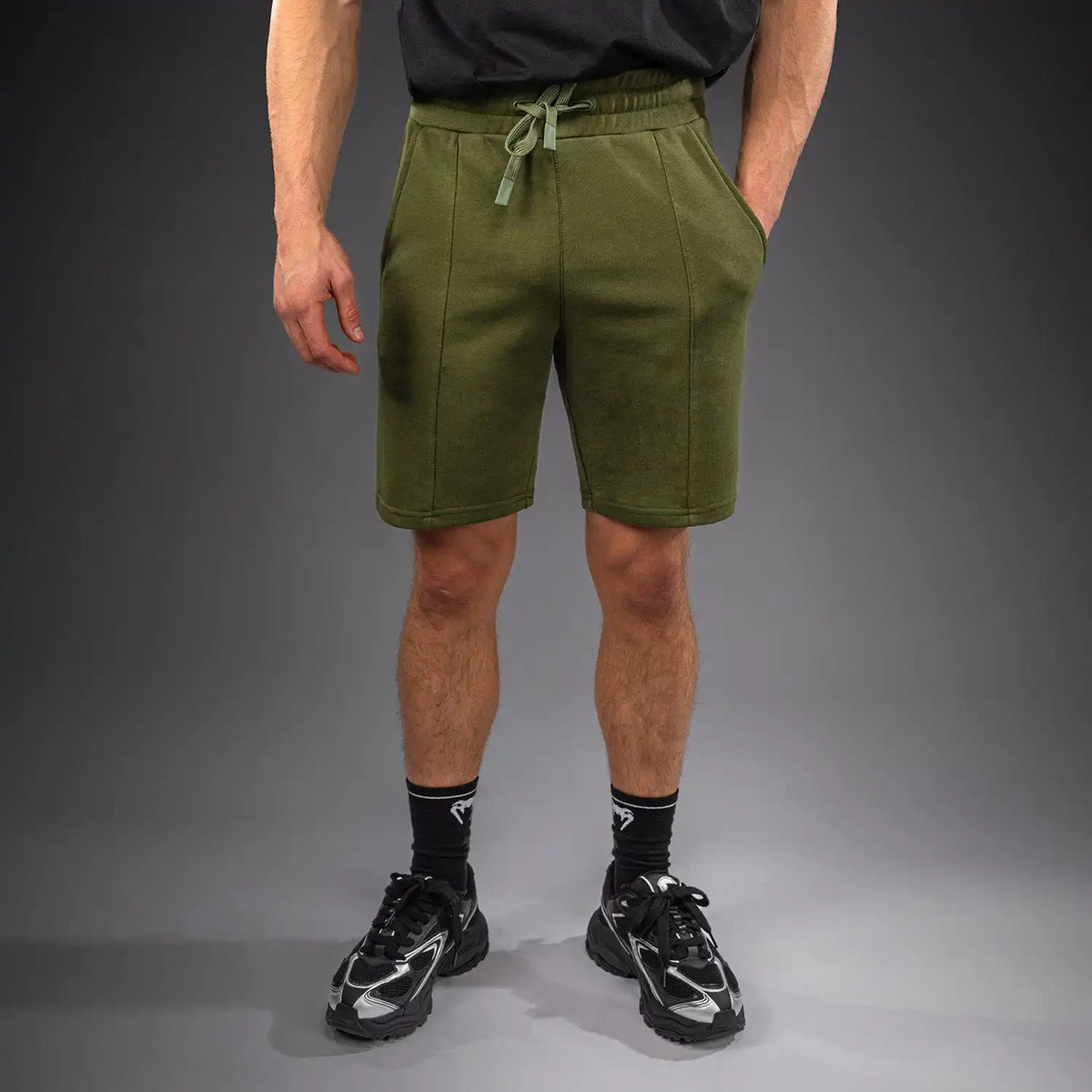 Venum Classic Fleece Cotton Shorts - Khaki