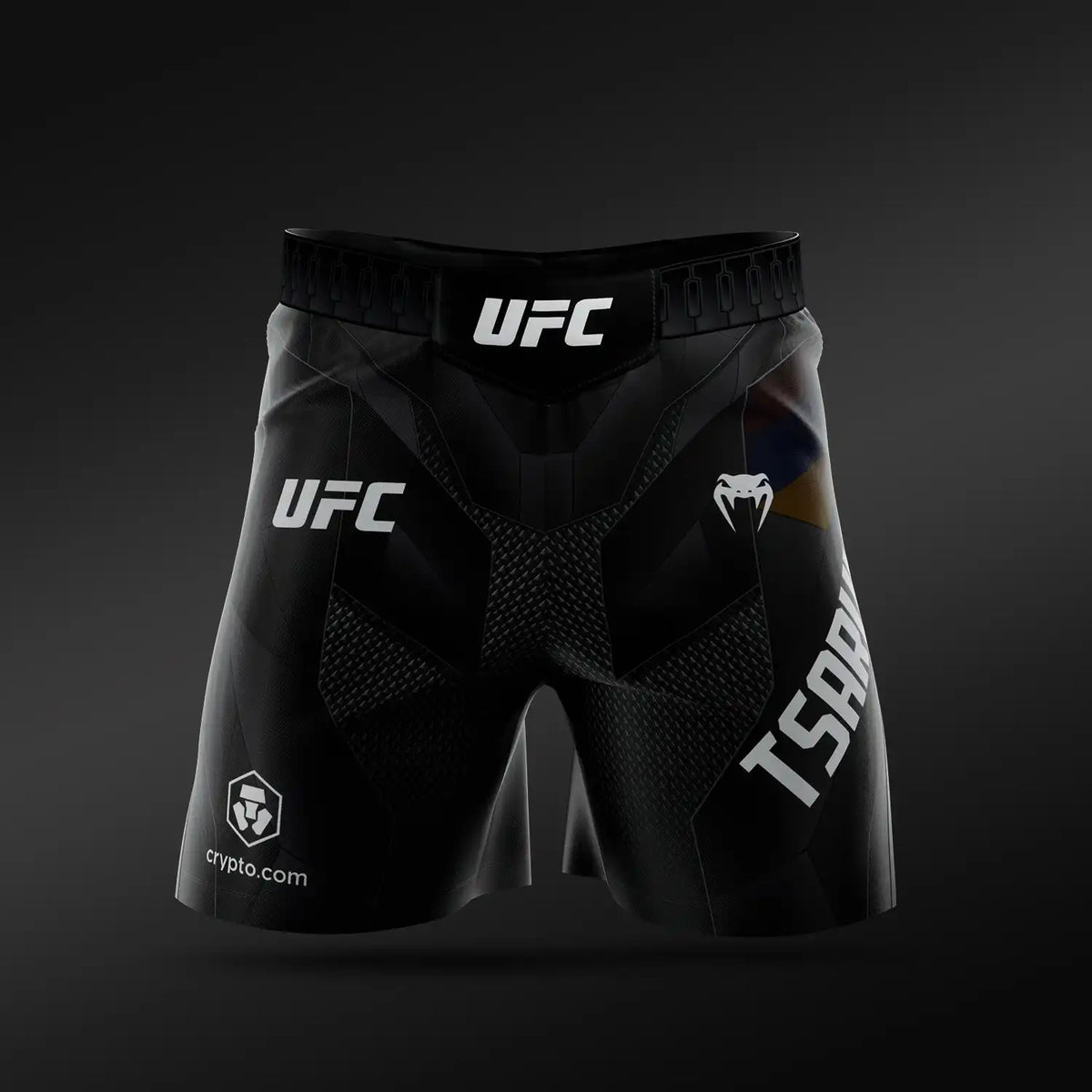 Men’s UFC Adrenaline Unrivaled by Venum Black Arman Tsarukyan Short Fit Fight Short
