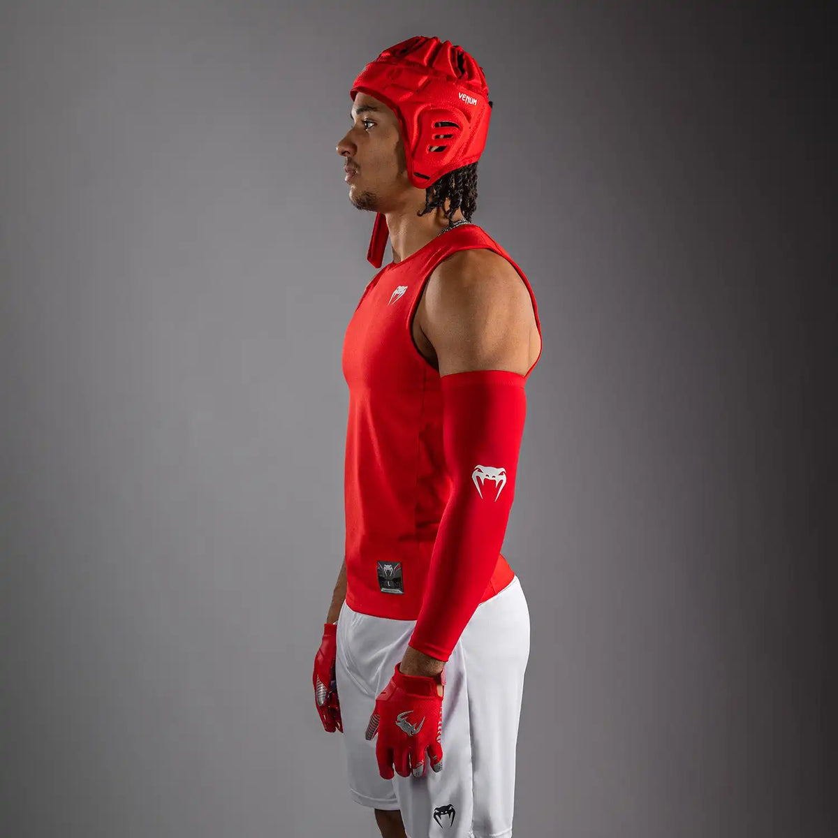 Venum Elite Personalized Football Sleeveless Compression Jersey - Red