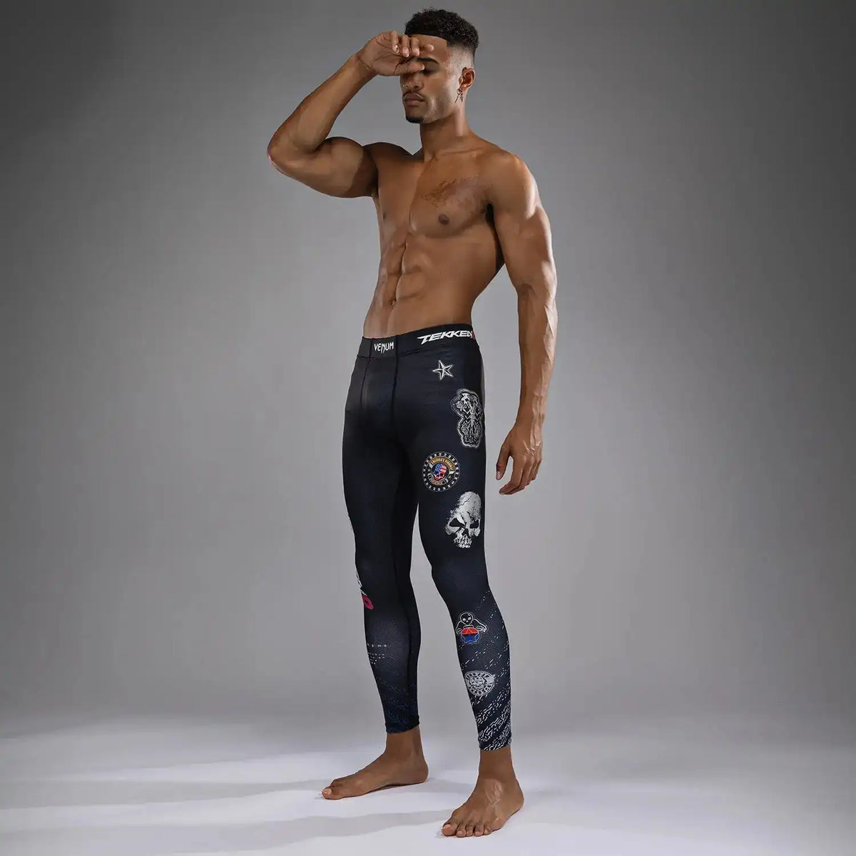Venum x TEKKEN 8 - Paul Phoenix Spats - Black/Blue