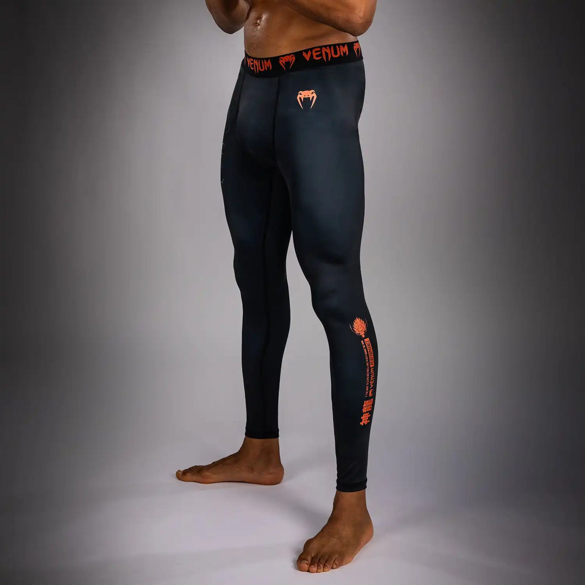 Venum Thunder Dragon Spats - Black/Grey/Copper