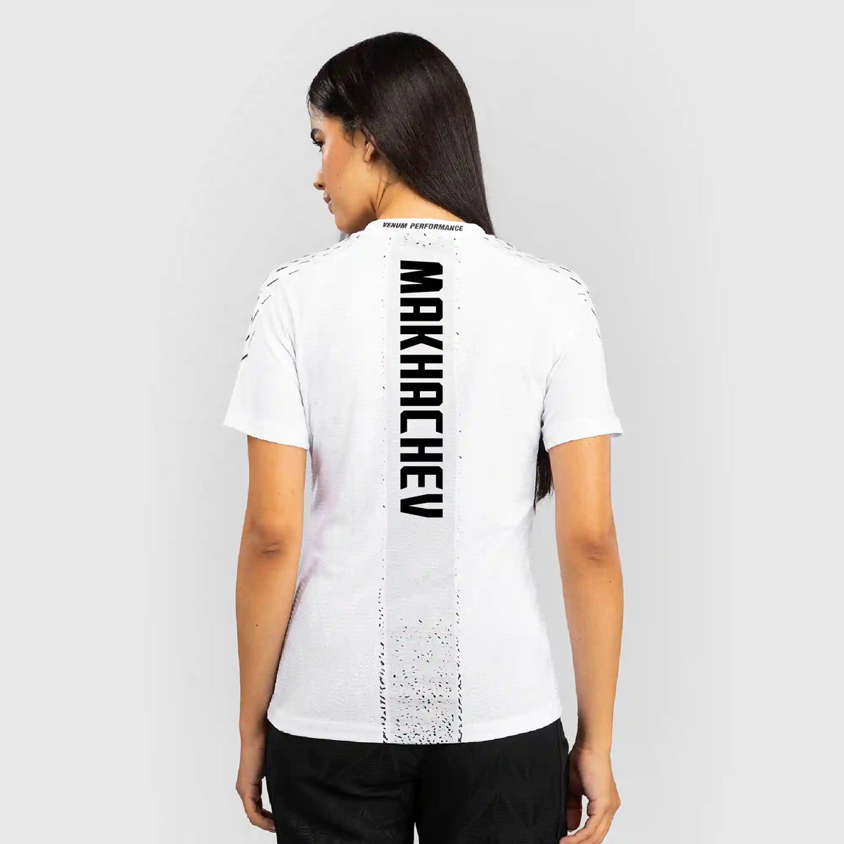 Women's UFC Zenith by Venum White Authentic Fight Night Walkout Jersey Personalized -Makhachev
