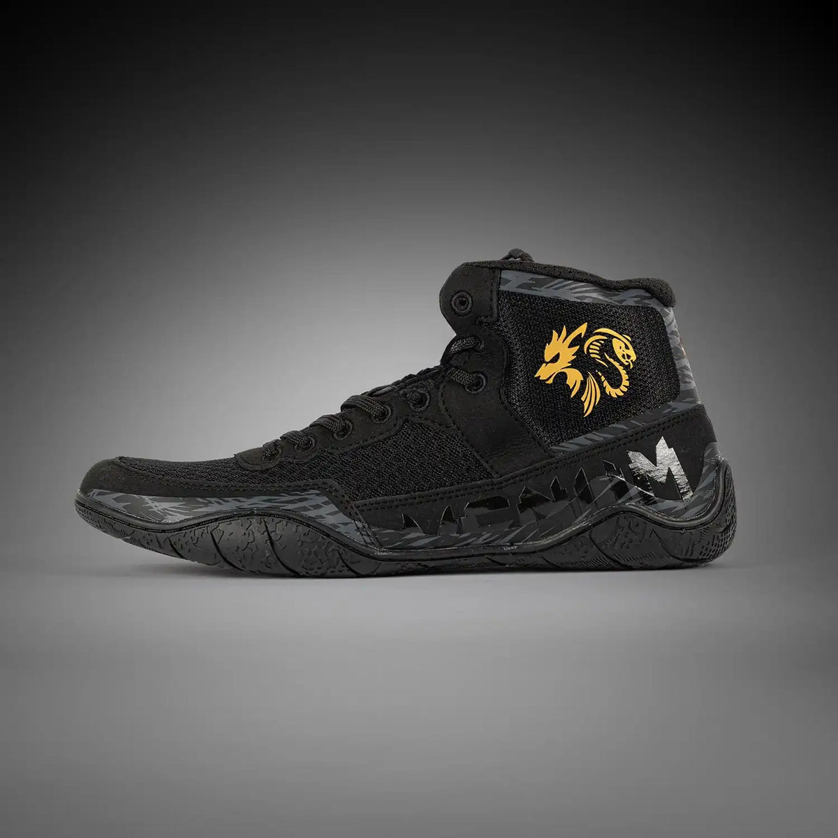 Venum x Chimaev Wrestling Shoes - Black/Grey