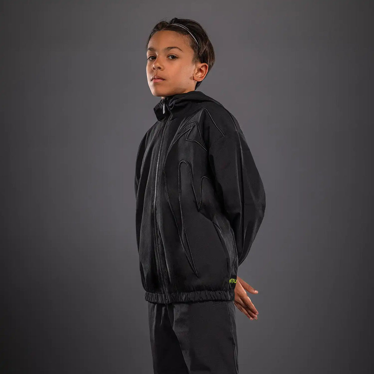 Venum Giant 3D Kids Track Jacket - Black