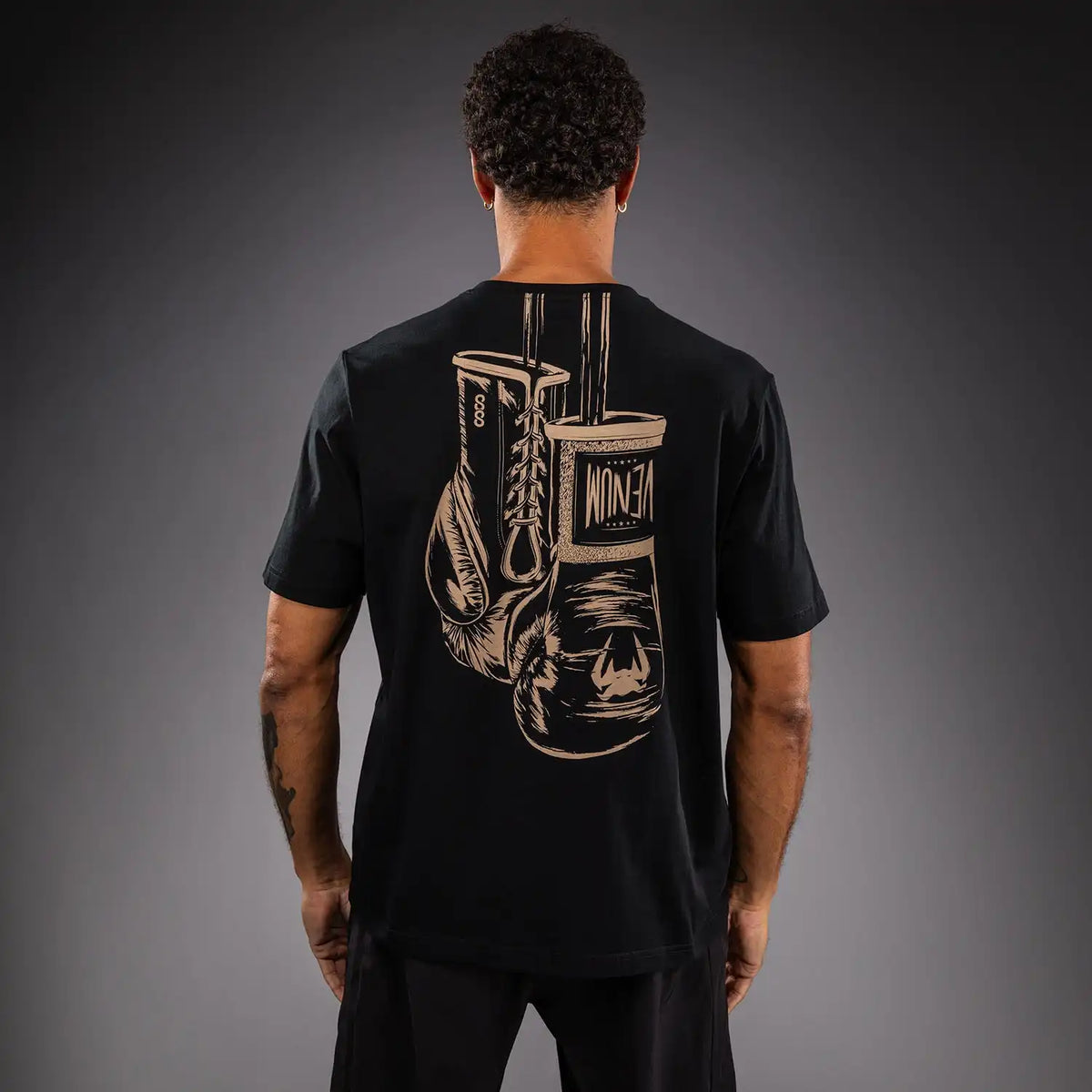 Venum Fight Icon Cotton T-Shirt - Black
